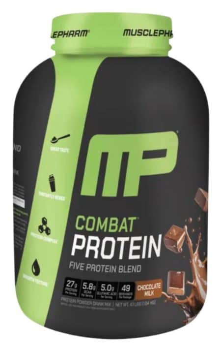 אבקת חלבון MusclePharm Combat Protein – תשלובת חלבון MP Combat