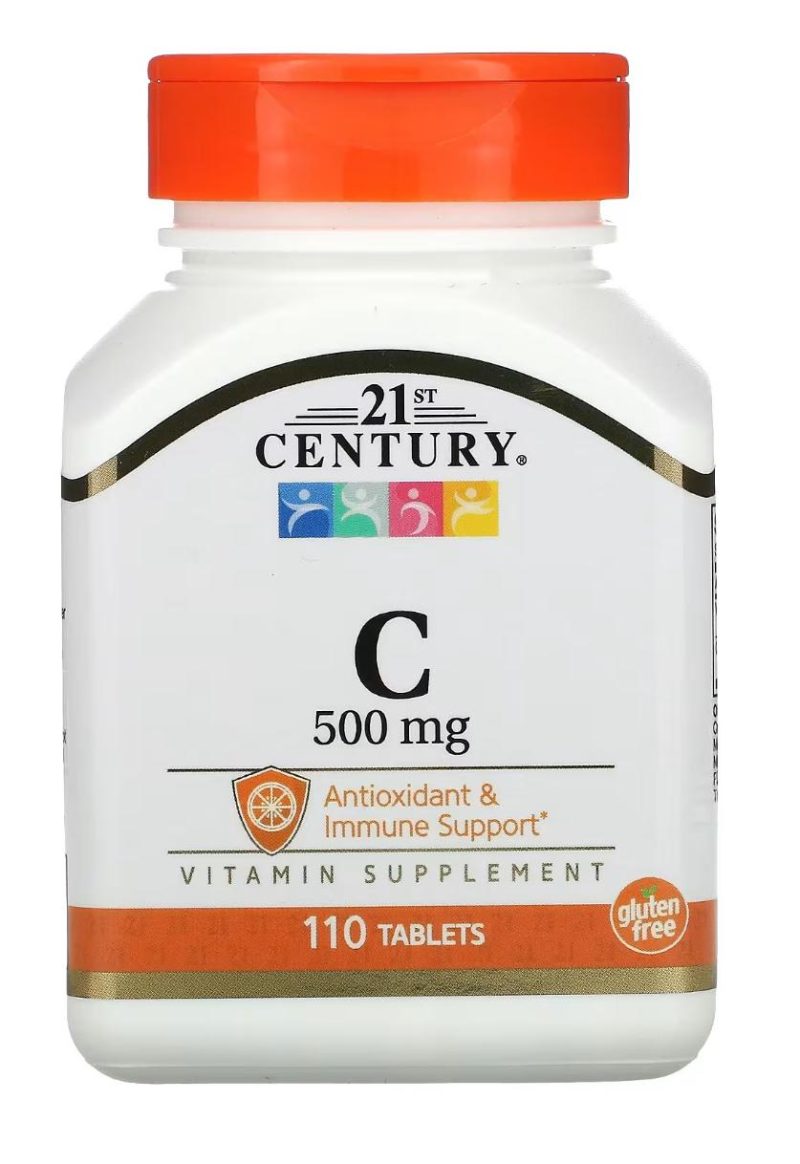 21st Century של מותג Vitamin C 500mg 110 טבליות.