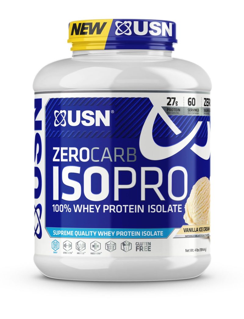 אבקת חלבון ISO PRO USN טעם וניל 1.8ק"ג.