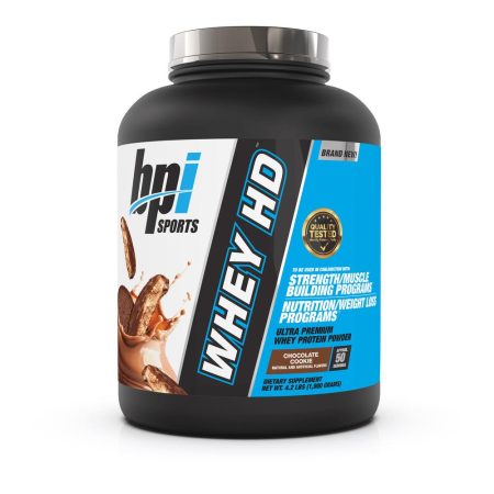 אבקת חלבון BPI WHEY HD בטעם שוקולד עוגיות 1.8ק"ג.