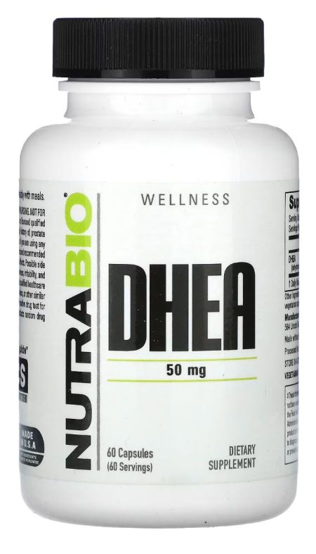 קוספא קטנה DHEA NUTRABIO 50מ"ג ו60 קפסולות.