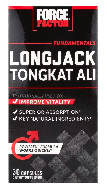 LONGJACK TONGKAT תוצרת ארה"ב 500מ"ג 30כמוסות.