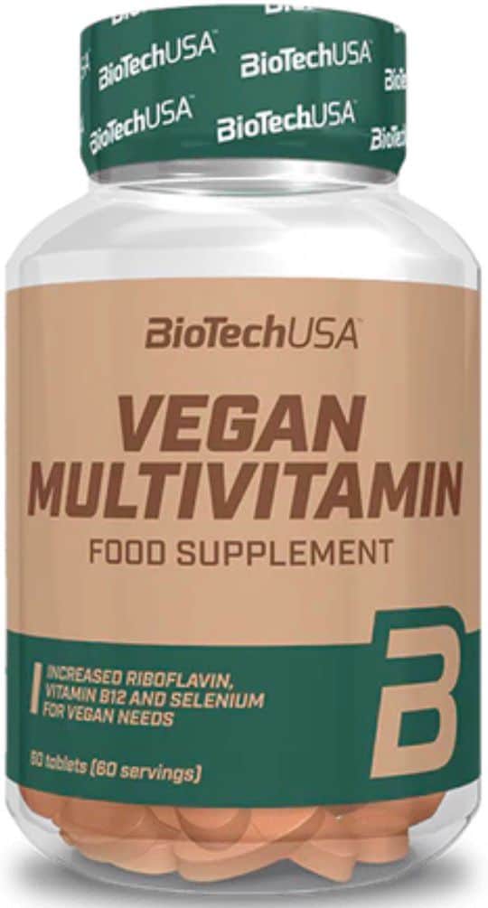 BioTechUSA Vegan Multivitamin – מולטי ויטמין לטבעונים, 60 טבליות.
