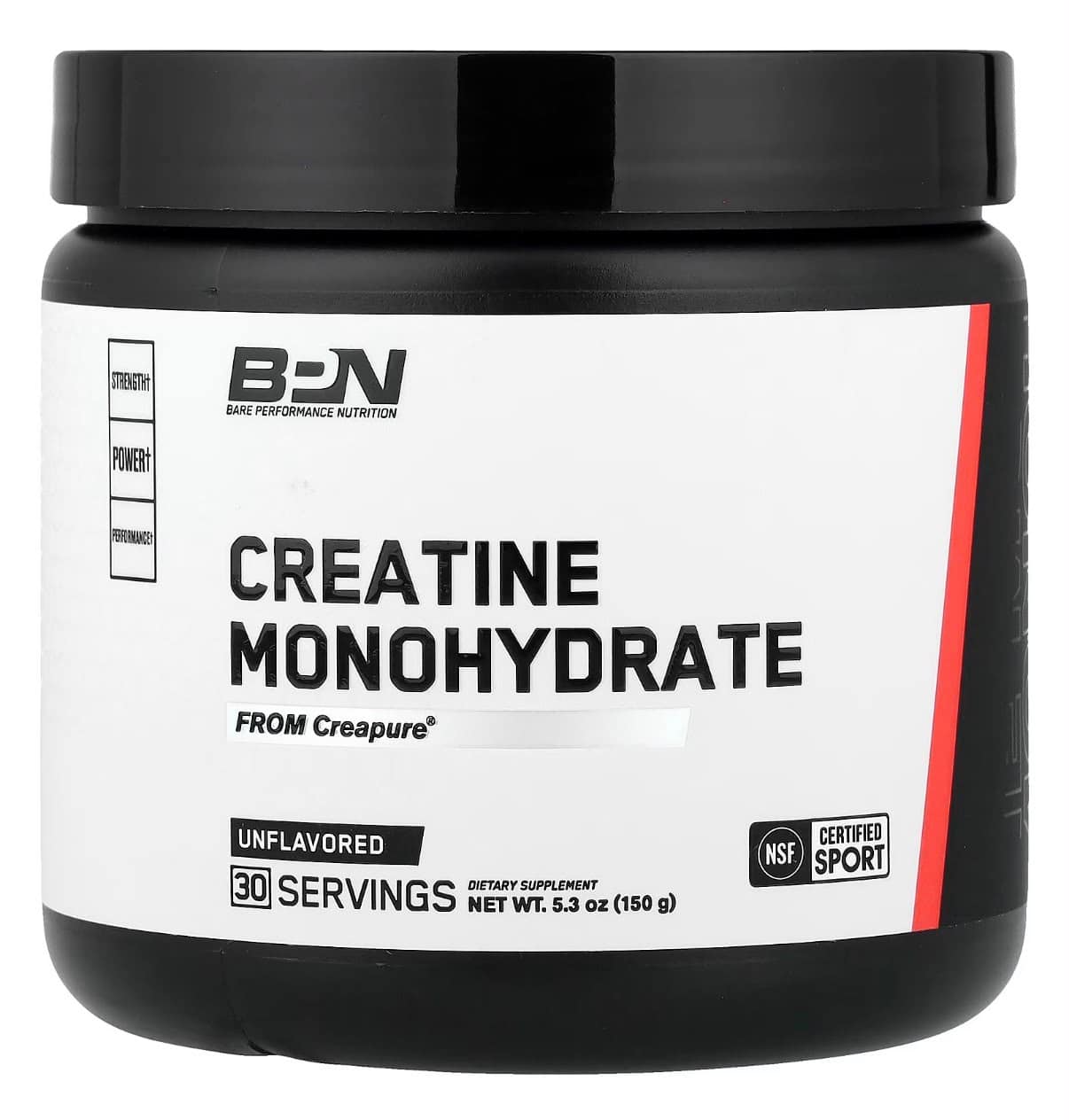 אבקת קריאטין קריאפיור BPN Creatine Creapure – קריאטין מונוהידרט גרמני טהור 99.99%, 300 גרם, 60 מנות, NSF Certified for Sport